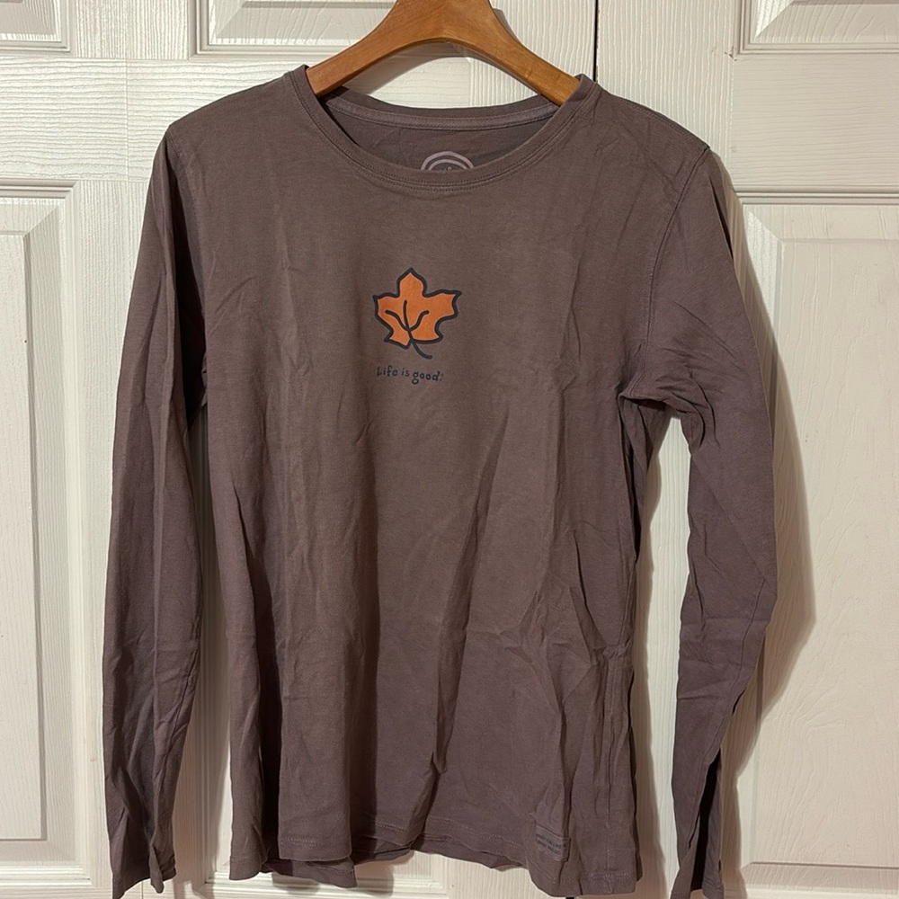 Brown life is good graphic tee